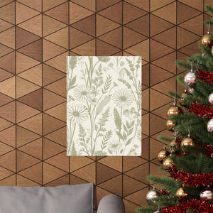 Wildflowers Pattern 055 - 18 in x 24 in Matte Poster