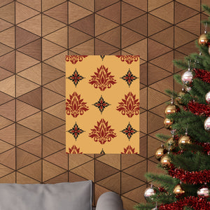 Damask Pattern 009 - 18 in x 24 in Matte Poster