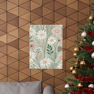 Wildflowers Pattern 144 - 18 in x 24 in Matte Poster