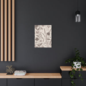 Wildflowers Pattern 122 - 18 in x 24 in Matte Canvas, Stretched, 1.25 in