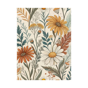 Wildflowers Pattern 016 - 18 in x 24 in Matte Poster