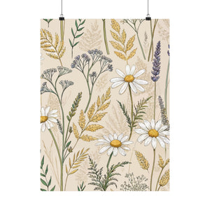 Wildflowers Pattern 064 - 18 in x 24 in Matte Poster
