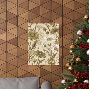 Wildflowers Pattern 014 - 18 in x 24 in Matte Poster