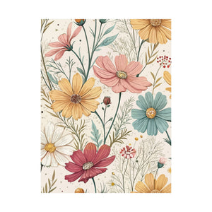 Wildflowers Pattern 107 - 18 in x 24 in Matte Poster