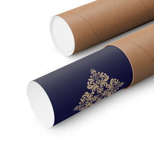 Damask Pattern 003 - 18 in x 24 in Matte Poster