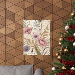 Wildflowers Pattern 155 - 18 in x 24 in Matte Poster