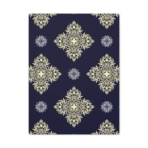 Damask Pattern 031 - 18 in x 24 in Matte Canvas, Stretched, 1.25 in