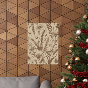 Wildflowers Pattern 173 - 18 in x 24 in Matte Poster