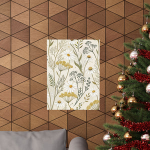 Wildflowers Pattern 058 - 18 in x 24 in Matte Poster