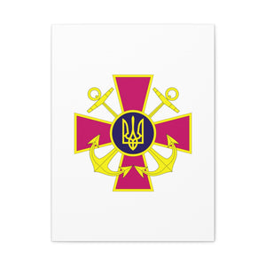 Ukrainian Naval Forces - 18 in x 24 in Matte Canvas, Stretched, 1.25 in