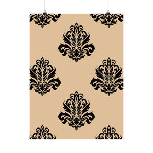 Damask Pattern 028 - 18 in x 24 in Matte Poster