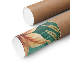 Folk Floral Pattern, Balinese Inspired 05 - 18 in x 24 in Matte Poster