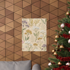 Wildflowers Pattern 067 - 18 in x 24 in Matte Poster