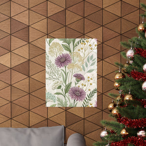 Wildflowers Pattern 071 - 18 in x 24 in Matte Poster