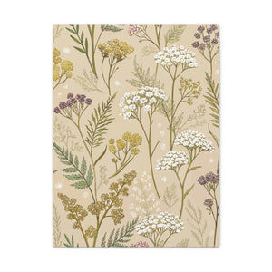 Wildflowers Pattern 068 - 18 in x 24 in Matte Canvas, Stretched, 1.25 in