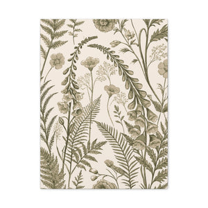 Wildflowers Pattern 084 - 18 in x 24 in Matte Canvas, Stretched, 1.25 in