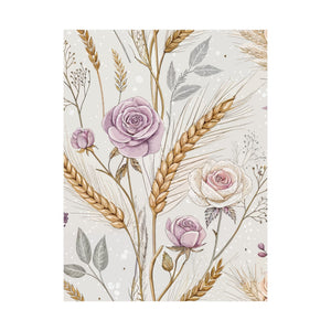 Wildflowers Pattern 047 - 18 in x 24 in Matte Poster