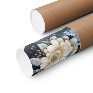 Nocturnal Bloom Pattern 001 - 18 in x 24 in Matte Poster