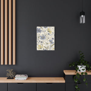 Wildflowers Pattern 098 - 18 in x 24 in Matte Canvas, Stretched, 1.25 in