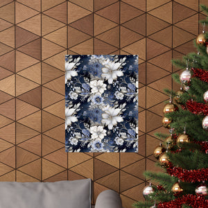 Nocturnal Bloom Pattern 012 - 18 in x 24 in Matte Poster