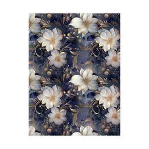 Nocturnal Bloom Pattern 010 - 18 in x 24 in Matte Poster
