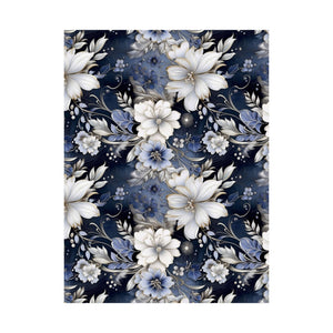 Nocturnal Bloom Pattern 012 - 18 in x 24 in Matte Poster