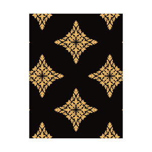 Damask Pattern 014 - 18 in x 24 in Matte Poster