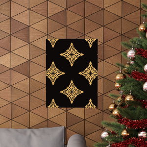 Damask Pattern 014 - 18 in x 24 in Matte Poster