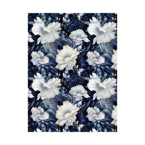 Nocturnal Bloom Pattern 007 - 18 in x 24 in Matte Poster