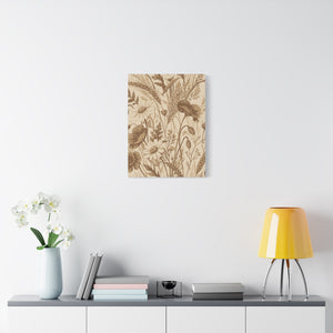 Wildflowers Pattern 166 - 18 in x 24 in Matte Canvas, Stretched, 1.25 in