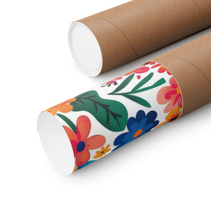 Mexican Floral Fiesta Pattern 010 - 18 in x 24 in Matte Poster