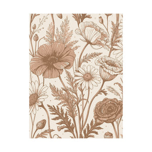 Wildflowers Pattern 179 - 18 in x 24 in Matte Poster