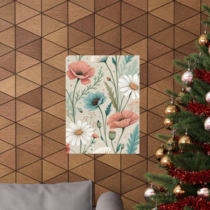Wildflowers Pattern 105 - 18 in x 24 in Matte Poster
