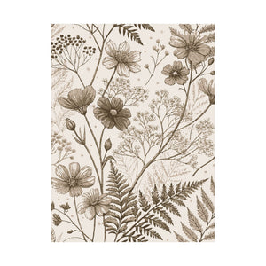 Wildflowers Pattern 115 - 18 in x 24 in Matte Poster