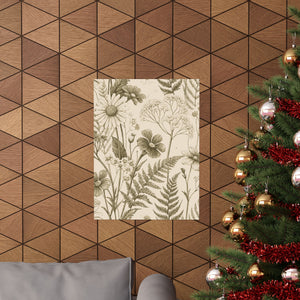 Wildflowers Pattern 126 - 18 in x 24 in Matte Poster
