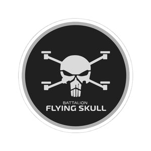 Flying Skull Battalion (Ukraine) - 3" x 3" Kiss-Cut Sticker