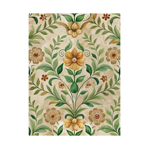 Folk Floral Pattern, Armenian Inspired 01 - 18 in x 24 in Matte Poster