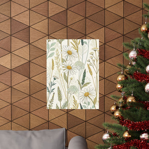 Wildflowers Pattern 061 - 18 in x 24 in Matte Poster