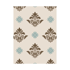 Damask Pattern 007 - 18 in x 24 in Matte Poster