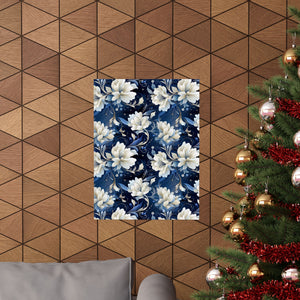 Nocturnal Bloom Pattern 011 - 18 in x 24 in Matte Poster