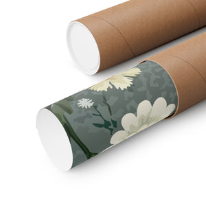 Folk Floral Pattern, Alpine Inspired 06 - 18 in x 24 in Matte Poster