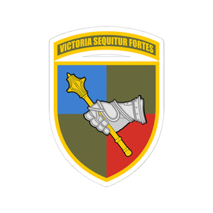 Ground Forces Command (Ukraine) - 3" x 3" Kiss-Cut Sticker