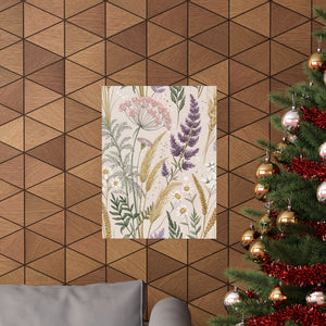 Wildflowers Pattern 145 - 18 in x 24 in Matte Poster