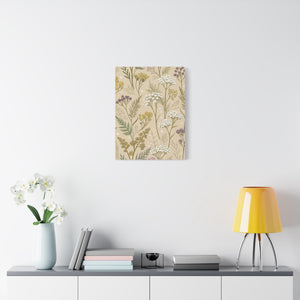 Wildflowers Pattern 068 - 18 in x 24 in Matte Canvas, Stretched, 1.25 in