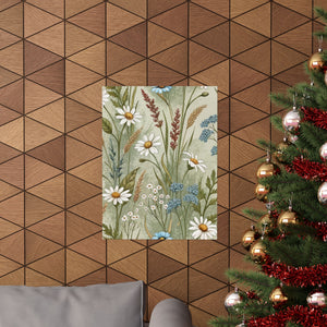 Wildflowers Pattern 167 - 18 in x 24 in Matte Poster