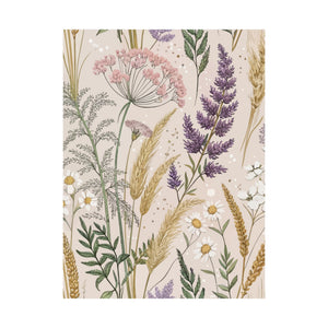 Wildflowers Pattern 145 - 18 in x 24 in Matte Poster