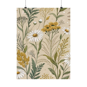 Wildflowers Pattern 138 - 18 in x 24 in Matte Poster