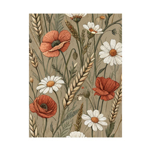 Wildflowers Pattern 142 - 18 in x 24 in Matte Poster