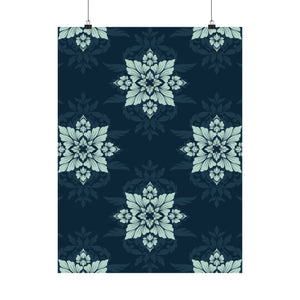 Damask Pattern 024 - 18 in x 24 in Matte Poster