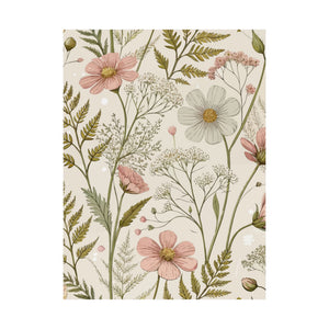 Wildflowers Pattern 053 - 18 in x 24 in Matte Poster